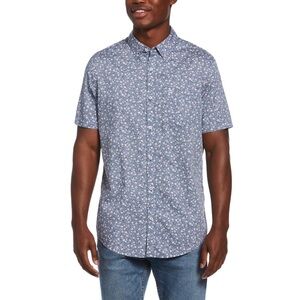 Original Penguin Floral Blue and White Shirt
